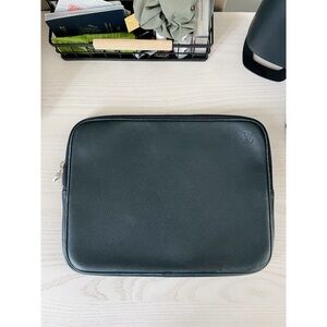 LV Blue Laptop Case/Zip Portfolio